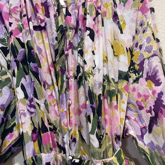 H&M Tie-belt Crêped Dress 4X - Picture 5 of 11